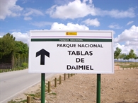 Cartelería para Parque Nacional Tablas de Daimiel